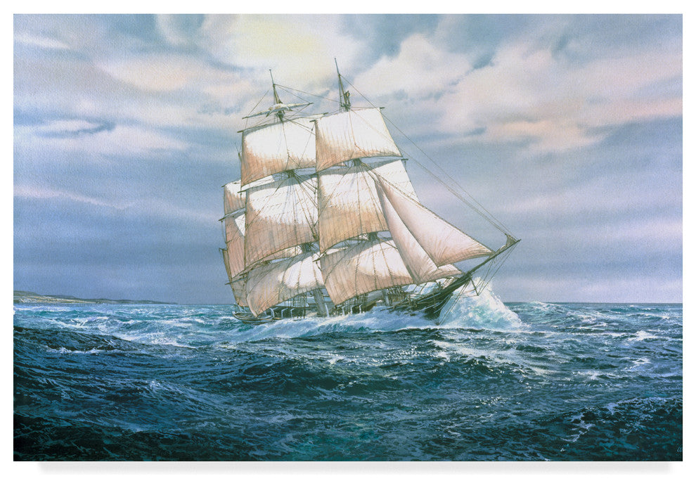 Jack Wemp 'Hunter Heading Out' Canvas Art, 47"x30"