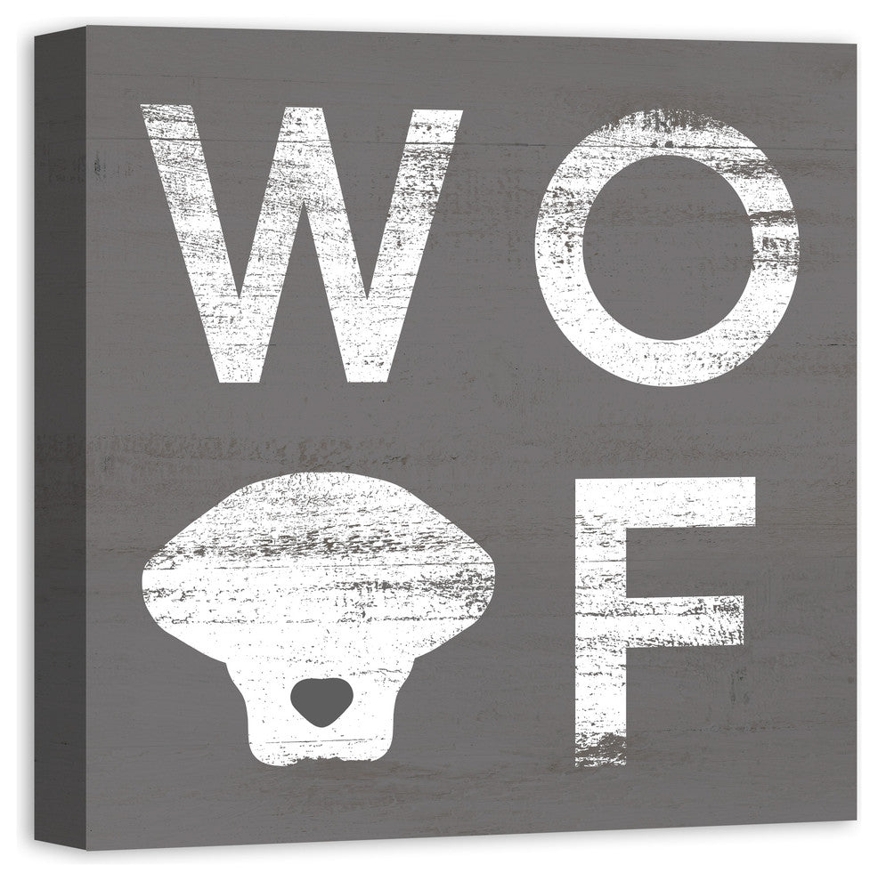 Designs Direct Creative Group Woof  20x20 Canvas Wall Art