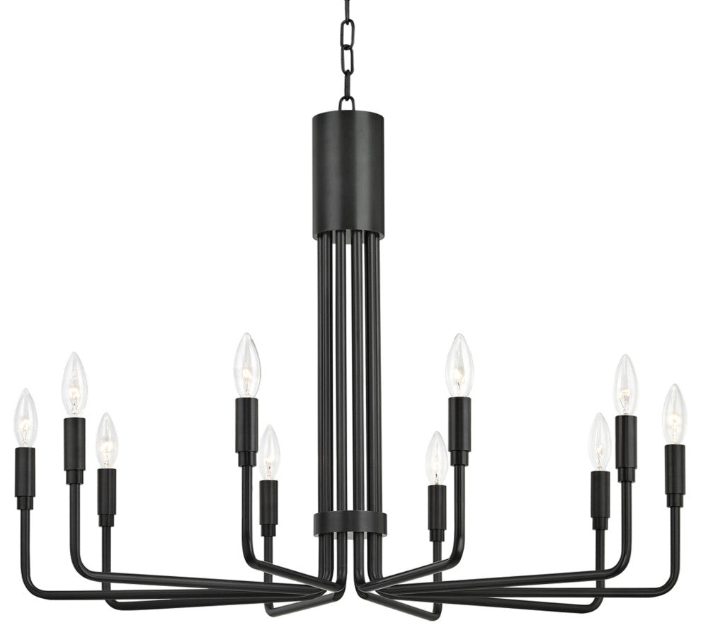 Brigitte 10-Light Large Pendant, Old Bronze Finish