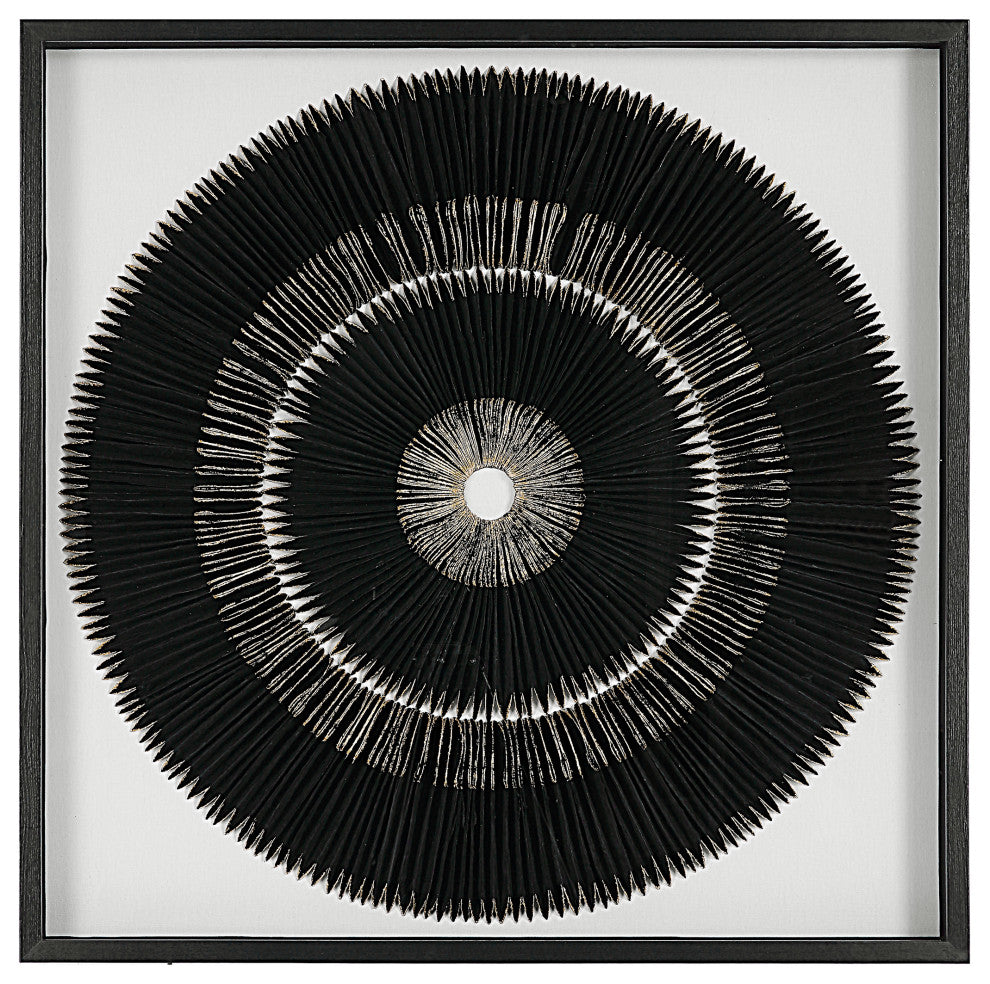Uttermost Sandara Black And Gold Shadow Box