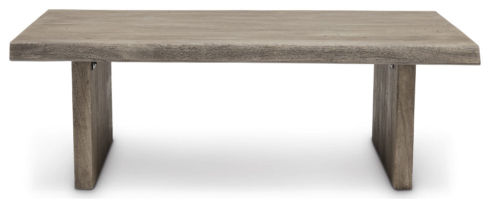 Brooks 48" Coffee Table, Sandblasted Gray