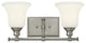 Hinkley Colette Bath 2-Light Vanity, Brushed Nickel