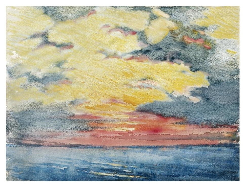 "Sunset, Acapulco" Digital Paper Print by Joseph Pennell, 26"x20"