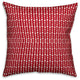 Choose Happiness Quote Red Arrows Pattern Spun Poly Pillow, 18x18