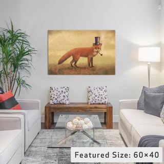 "Crazy Like A Fox" by Terry Fan, 18x12x1.5