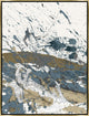 24x32 Winding Road III, Framed Artwork, Gold