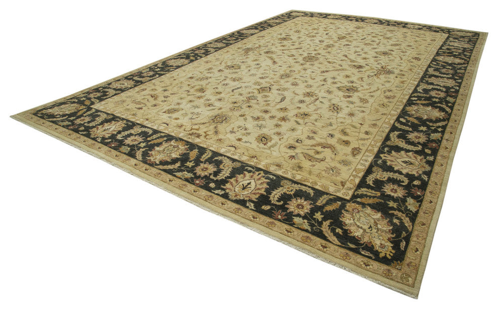 Rug N Carpet - Handwoven Oriental 13' 8" x 19' 11" Large Oushak Area Rug