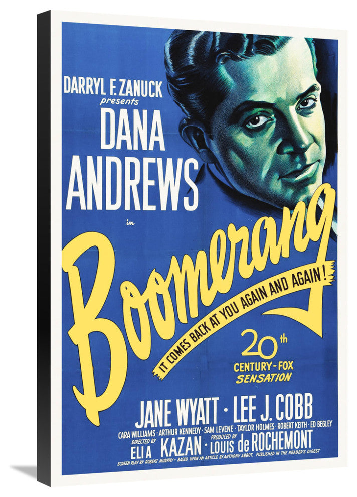 "Boomerang" Stretched Canvas Giclee by Hollywood Photo Archive, 20x30"
