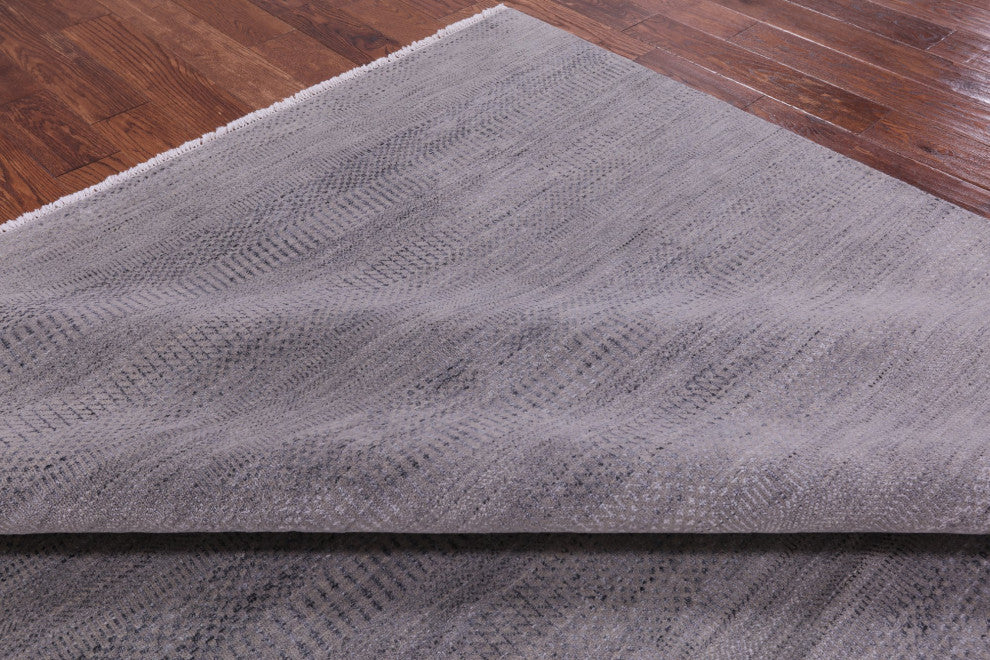 Savannah Gabbeh Handmade Wool and Silk Rug 8' 1" X 10' 4" Q6575