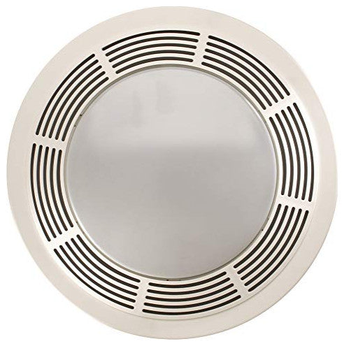 Bath Fan, 100 CFM and 5.0-Sones, White