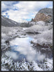Boulder Mountains and Summit Creek Dusted With Snow, Idaho, 18"x24"