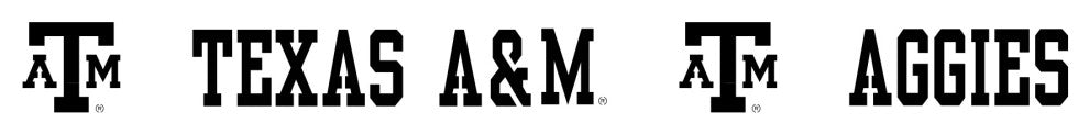 Customizable NCAA Logo Fire Pit, Rust Patina, Texas A&m