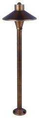 Path Light D7" H24"Antique Brassincludes Stakeg4 Halogen 20W