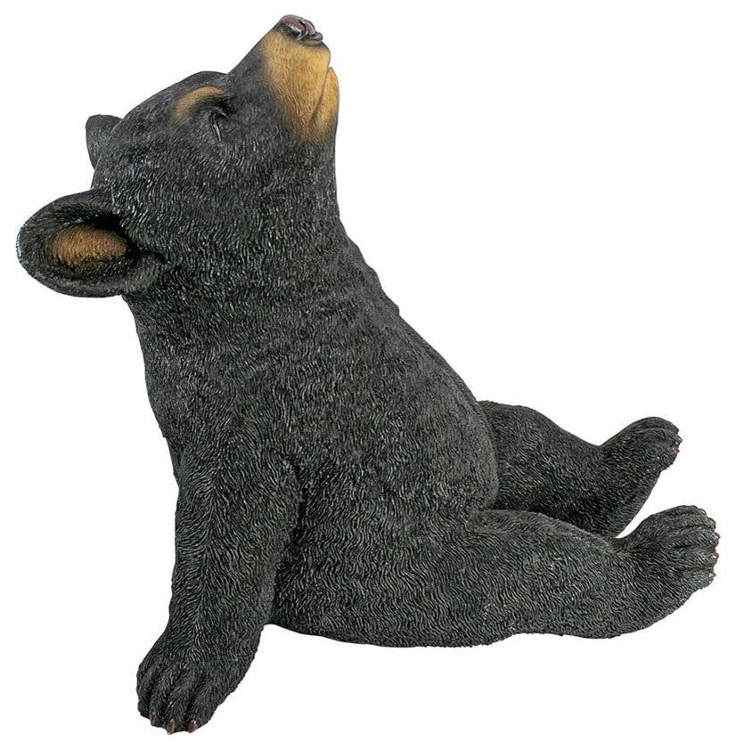 Catching Rays Bear Cub Statue