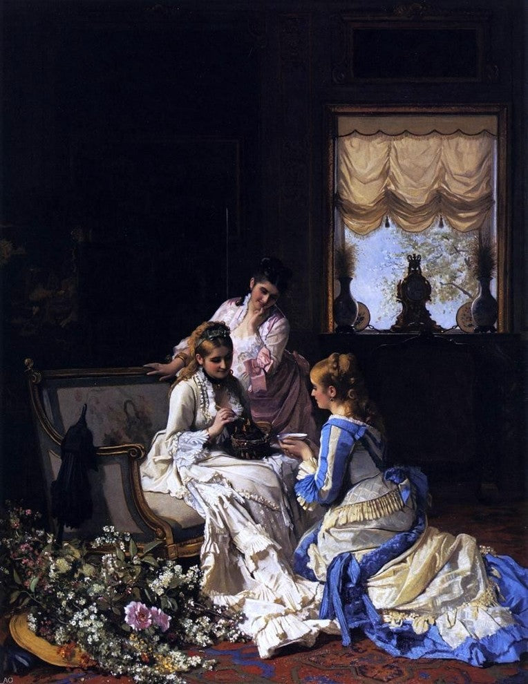 Charles Baugniet Spring's New Arrivals, 21"x28" Wall Decal Print