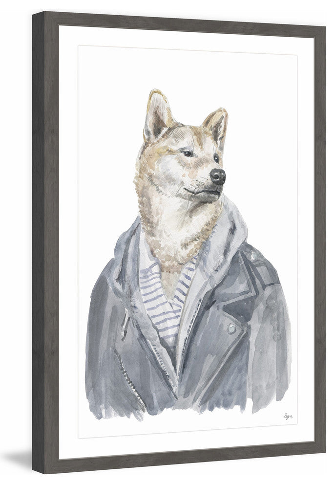 "Bad Boy" Framed Painting Print, 12"x18"