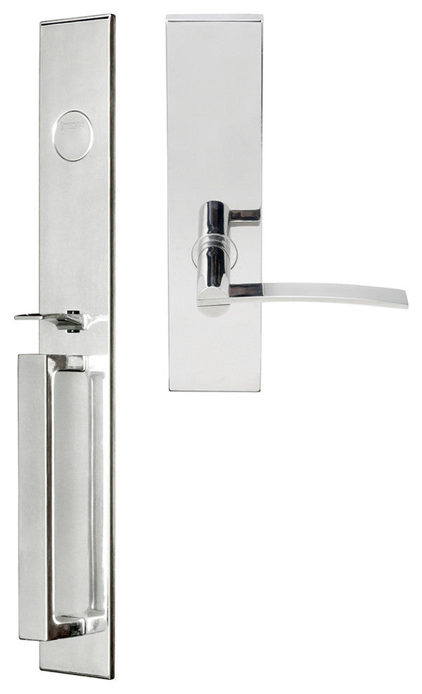 Horizon Lever, Mortise Dummy Handleset, Right Hand, Polished Stainless Steel