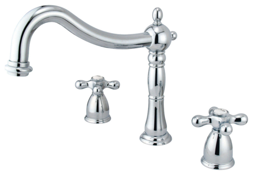 Kingston Brass Roman Tub Faucet, Polished Chrome