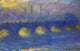 Claude Oscar Monet Waterloo Bridge Overcast Weather Wall Decal