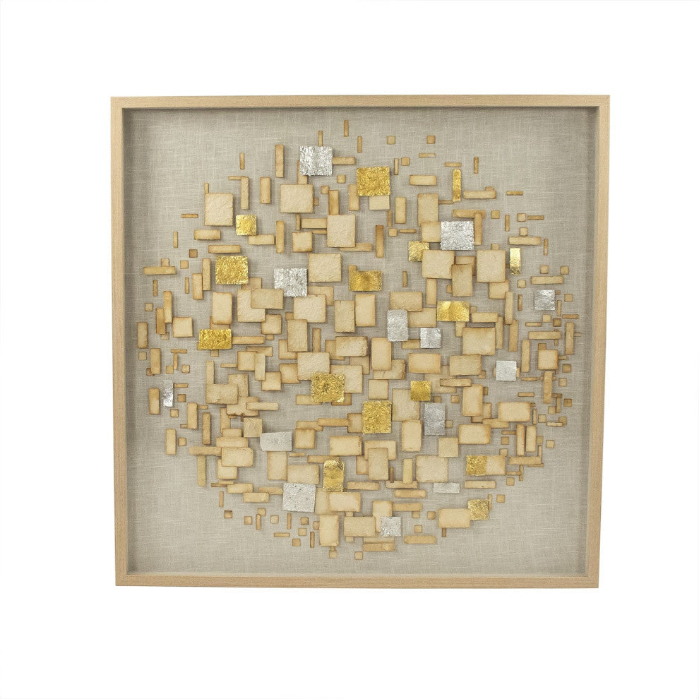 Abstract Paper Framed Wall Art