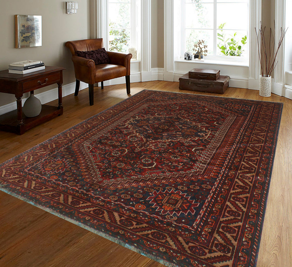Semi-Antique Endry Red Rug