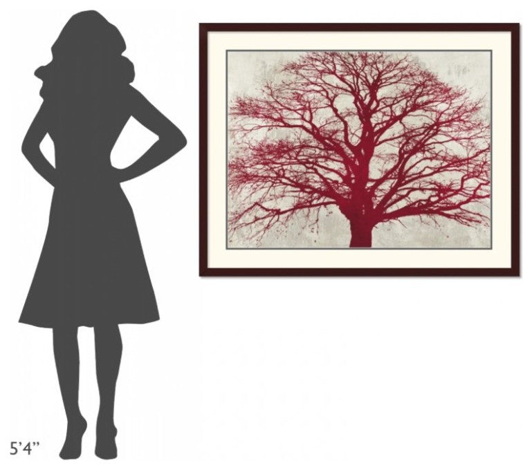 "Purple Oak" Framed Digital Print by Alessio Aprile, 48x38"