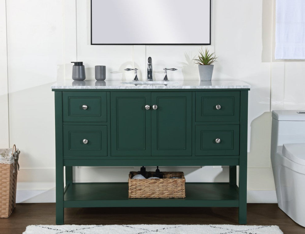Matilda 48" Single Bathroom Vanity, Green