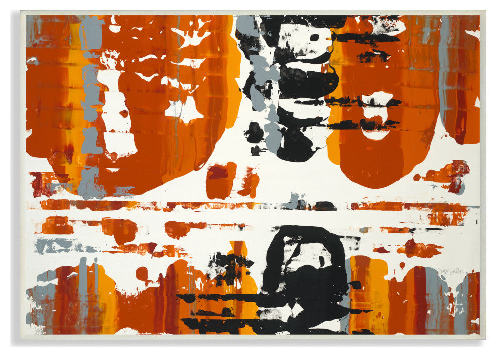 Stupell Industries Burnt Orange Momentum, 10 x 15