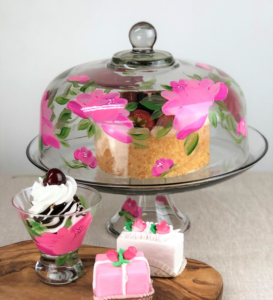 Peony Cake Dome