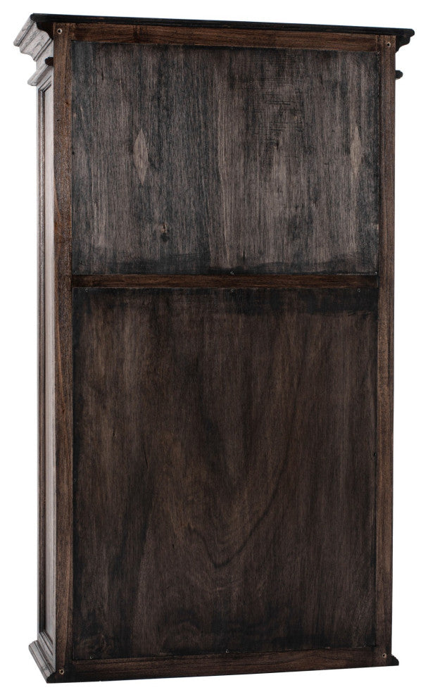 Black Wash Bookshelf Hutch