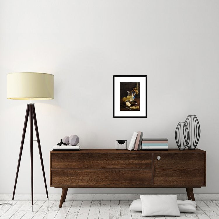 "Life And Lemons" Framed Digital Print by Luiz Laercio, 19x24"
