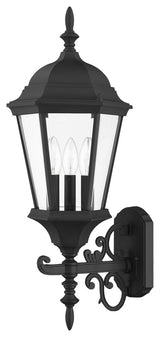 Textured Black Traditional, Historical, Outdoor Wall Lantern