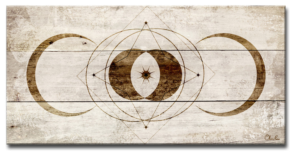 Ready2HangArt Inspirational 'Lunar Eclipse' Wrapped Canvas Wall Art