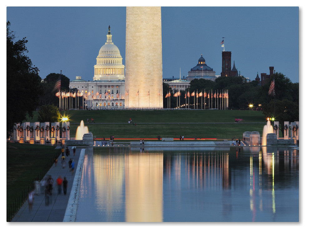 ''National Mall at Twilight'' Canvas Art by Gregory O''Hanlon