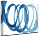 Loopy Blue' Ready2HangArt Canvas by Leslie Owens, 30"x20"