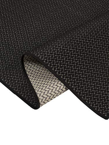 Outdoor Collection Accent Area Rug - Bacteria Resistant Rug, Charcoal, 7'10"x10'