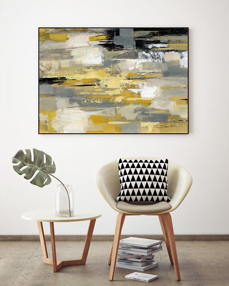 "Urban Walkway" Art Block Framed Canvas, 28"x22"