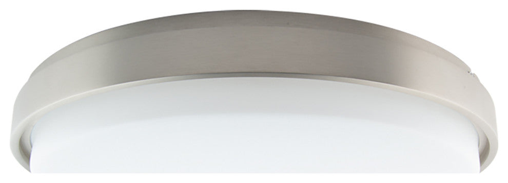 Lithium LED Round Flush Mount 5-CCT, Brushed Nickel, 18", Without Backup Battery