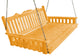 Cedar Royal English Swingbed, Natural Stain, 75 Inch