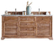 James Martin 238-104-5711-3AF 72" Double Vanity with Solid Surface Top