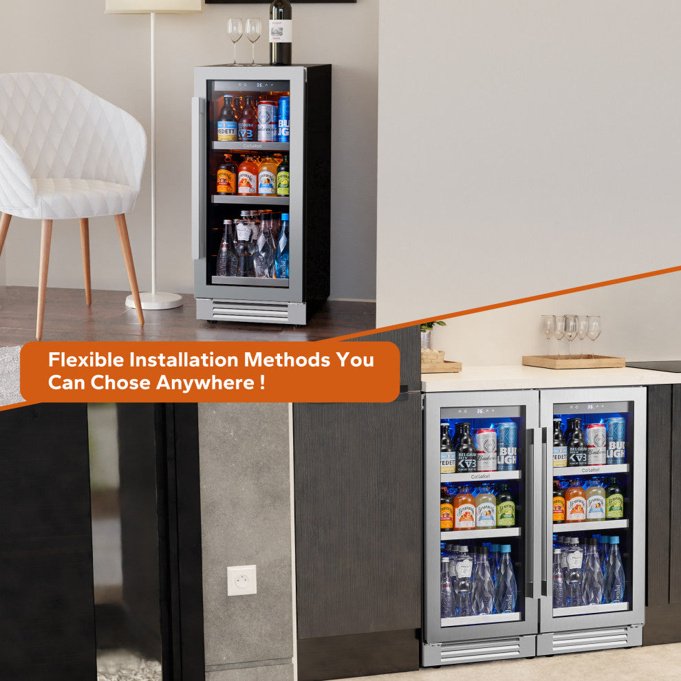 Ca''Lefort 30" Beverage  Clooer Refrigerator Bulit-in or FreeStanding 200 Cans