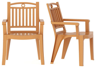 Windsor Resin Patio Chair, Gold