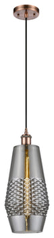Innovations 516-1P-AC-G683-7-LED 1 Light Mini Pendant, Antique Copper