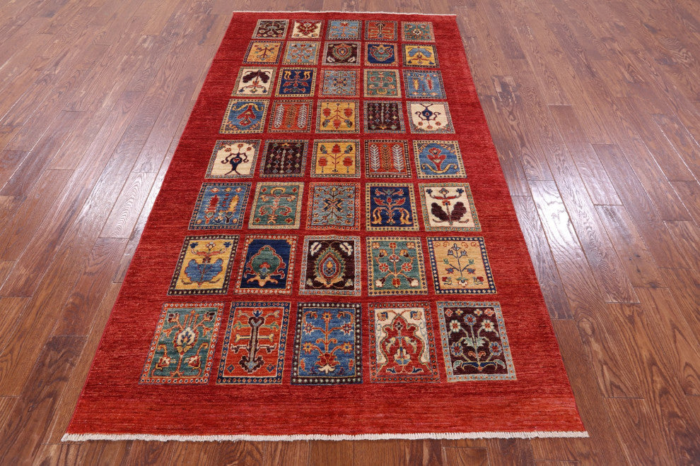 Handmade Persian Garden Design Rug 5' 0" X 9' 0" Q11023