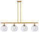 Innovations Lighting 516-4I-SG-G124-8 Athens 4 Light 48" Island Light