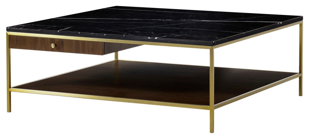 Sonder Living Chester Coffee Square Table | Large
