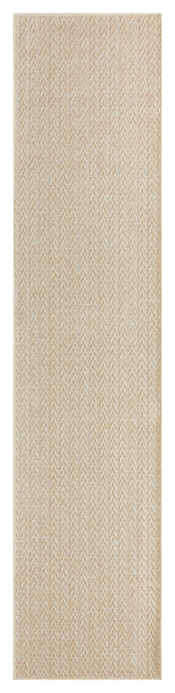 Nourison Tulum 2' x 6' Cream Outdoor Rug