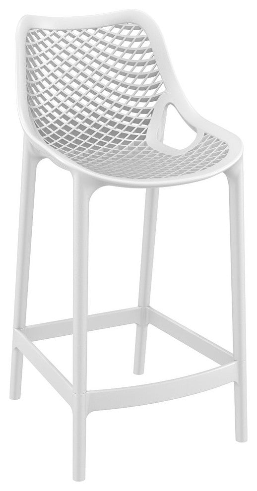 Compamia Air Counter Stools, Set of 2, White