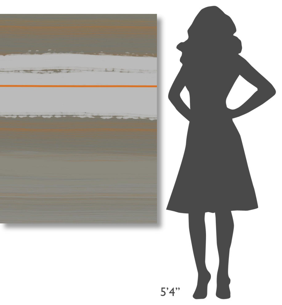 "Abstract Orange 4" Fine Art Print