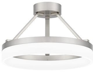 Quoizel PCOH1716 Cohen 16"W LED Semi-flush Ceiling Fixture - Brushed Nickel